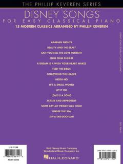 Disney Songs For Easy Classical Piano 