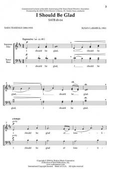 I Should Be Glad von Susan LaBarr 