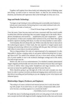 The Art Of Singing On Stage And in The Studio 