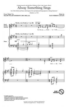 Alway Something Sings (Dan Forrest) 