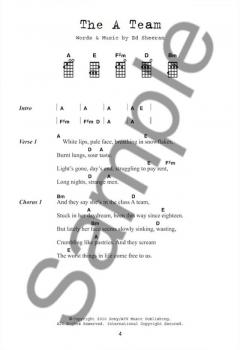 Ed Sheeran Ukulele Chord Songbook im Alle Noten Shop kaufen