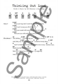 Ed Sheeran Ukulele Chord Songbook im Alle Noten Shop kaufen