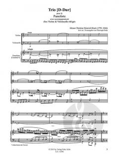 Klaviertrio D-Dur o.op. (Johann Christian Heinrich Rinck) 