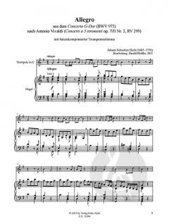 Allegro G-Dur von Johann Sebastian Bach 