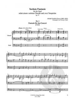 Sechste Fantasie op. 57 von Adolph Friedrich Hesse 