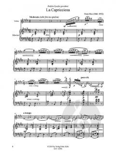 La Capricciosa von Franz Ries für Violine und Klavier im Alle Noten Shop kaufen