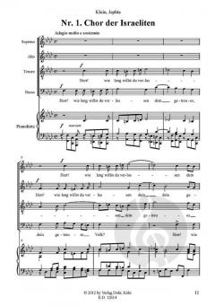 Jephta von Bernhard Klein 