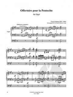 Offertoire pour la Pentecôte von Georg Schmitt für Orgel A-Dur im Alle Noten Shop kaufen