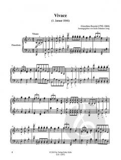 Vivace von Gioachino Rossini für Klavier (1. Januar 1846) im Alle Noten Shop kaufen