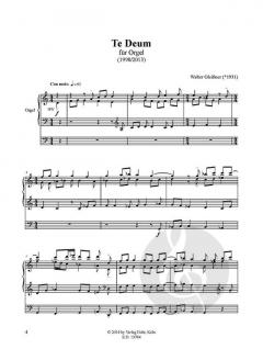 Te Deum von Walter Gleißner für Orgel (1998/2013) im Alle Noten Shop kaufen