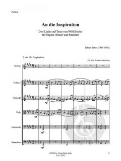 An die Inspiration (Johann Lütter) 