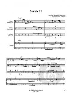 Sonata III F-Dur von Sebastian Bodinus 