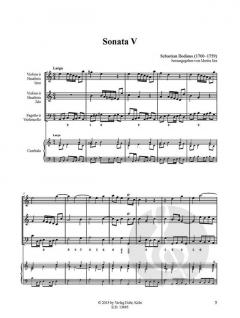 Sonata V a-Moll von Sebastian Bodinus 