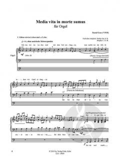 Media vita in morte sumus von Bernd Genz für Orgel (2013) im Alle Noten Shop kaufen