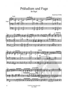 Präludium und Fuge von Bernd Genz für Orgel (2009) im Alle Noten Shop kaufen