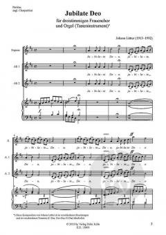 Jubilate Deo D-Dur (Johann Lütter) 