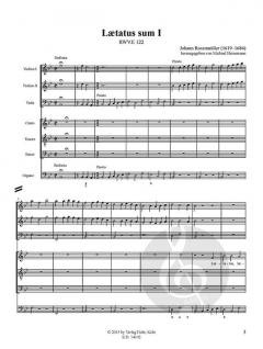 Laetatus sum I B-Dur RWV.E 122 (Johann Rosenmüller) 