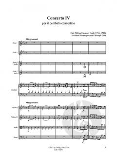 Concerto IV c-Moll H 43.4 / Wq 474 (Carl Philipp Emanuel Bach) 