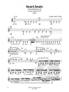 heart.beats von Norbert Laufer für Bassklarinette (2002) im Alle Noten Shop kaufen