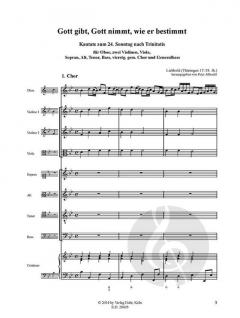 Gott gibt, Gott nimmt, wie er bestimmt 