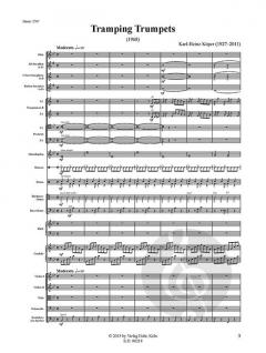 Tramping Trumpets von Karl-Heinz Köper für großes Orchester (1968) im Alle Noten Shop kaufen