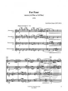 for four von Karl-Heinz Köper 