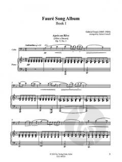 Fauré Song Album I für Violoncello und Klavier im Alle Noten Shop kaufen