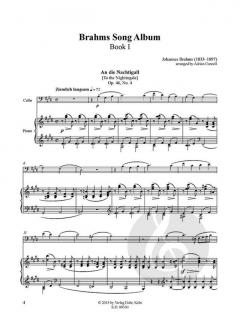 Brahms Song Album I für Violoncello und Klavier im Alle Noten Shop kaufen