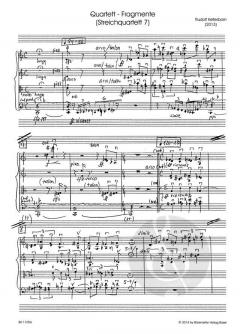 Quartett-Fragmente von Rudolf Kelterborn 