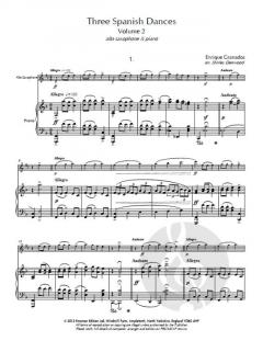 3 Spanish Dances Vol. 2 von Enrique Granados 