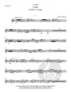 Suite for Horn & Strings von Arthur P. Barnes im Alle Noten Shop kaufen