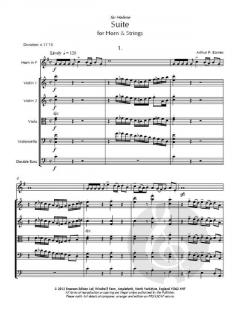 Suite for Horn & Strings (Arthur P. Barnes) 
