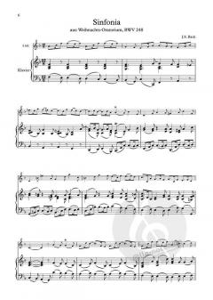 Weihnachtsmusik für Flöte und Klavier 