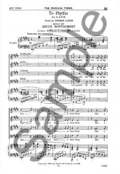 To Phyllis von Bruce Montgomery 