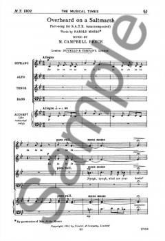 Overheard On A Saltmarsh von M. Campbell Bruce 