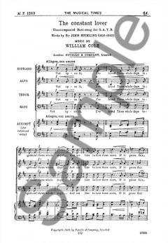 The Constant Lover von William Cole 