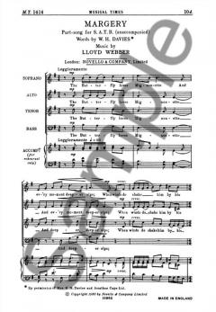 Margery von William Lloyd Webber 