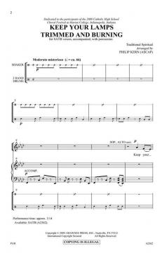 Keep Your Lamps Trimmed And Burning 