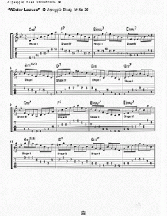 Guitar Arpeggio Studies On Jazz Standards von Mimi Fox 