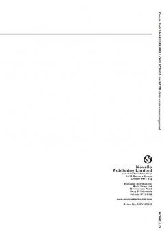 Shakespeare Love Songs von Owain Park 