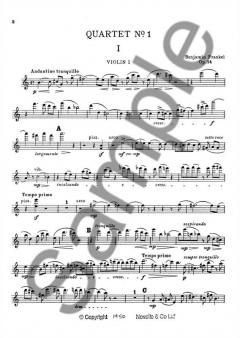 String Quartet No. 1 Op. 14 von Benjamin Frankel 