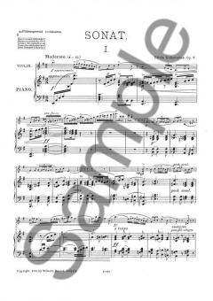 Sonat For Violin And Piano von Edvin Kallstenius im Alle Noten Shop kaufen