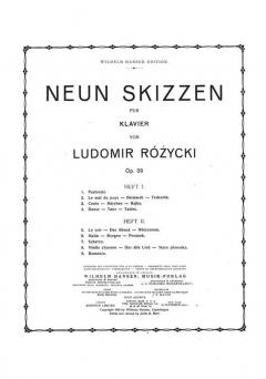 Neun Skizzen, Op.39, No.1-9 von Ludomir Rozycki 