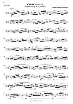Cello Concerto von Thomas Agerfeldt Olesen 