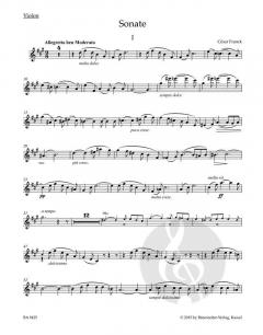 Sonate in A - Andantino quietoso op. 6 - Melancolie von Cesar Franck 