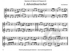 Weihnachtliche Bläserduos für Jungbläser 