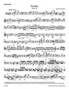 Sonate in F op. 99 von Johannes Brahms für Violoncello und Klavier im Alle Noten Shop kaufen