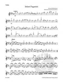 The Infant Paganini von Edward Mollenhauer für Violine und Piano (Bärenreiter's Concert Pieces) im Alle Noten Shop kaufen