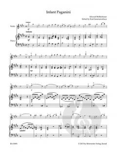 The Infant Paganini von Edward Mollenhauer für Violine und Piano (Bärenreiter's Concert Pieces) im Alle Noten Shop kaufen