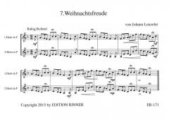 Lieder zur Advent und Weihnachtszeit - Folge 1 für Horn Duett